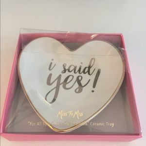 SOLD I Said Yes Ring Holder SOLD